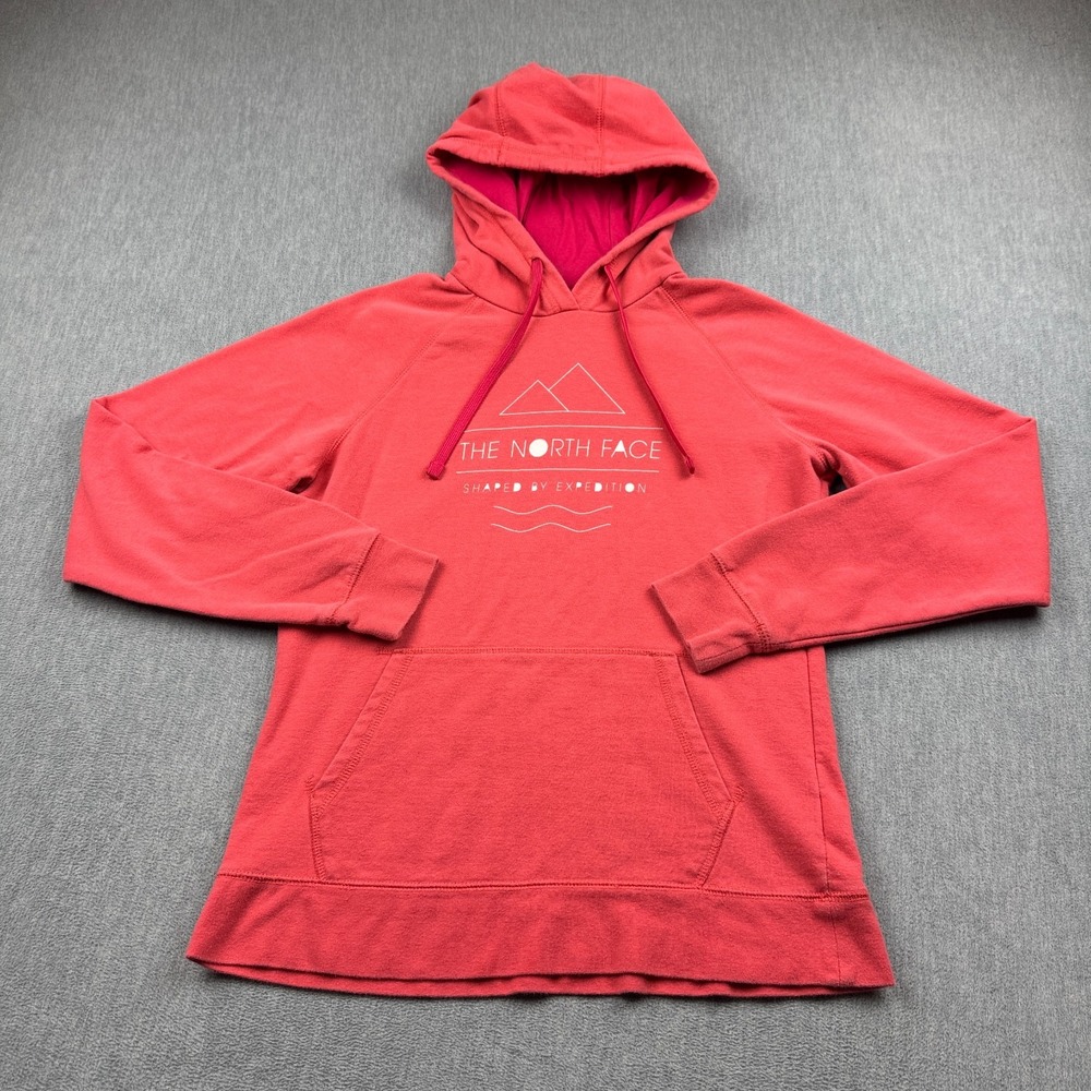 The North Face Sweatshirt Womens Medium Pink Half Dome Pullover Hoodie Outdoor